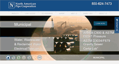 Desktop Screenshot of northamericanpipe.com